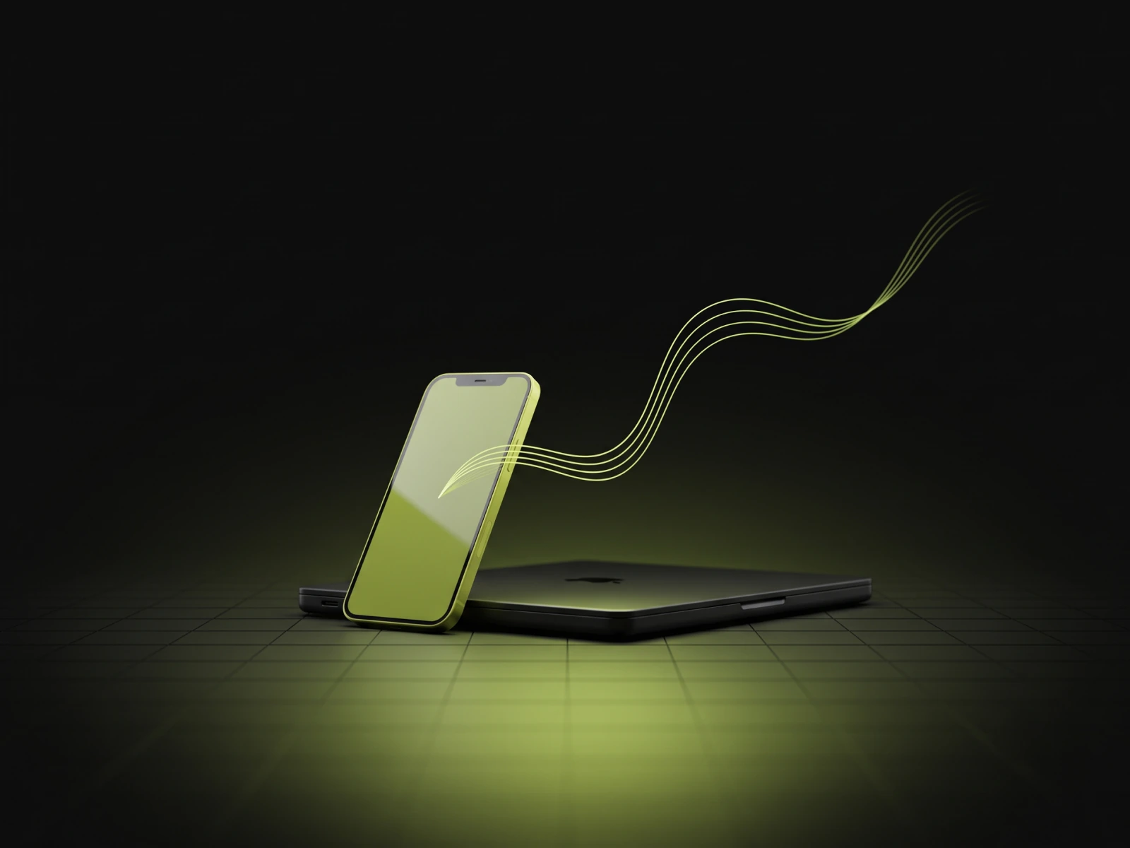 A voice agent talking to someone inside a web or mobile app, with no phone line