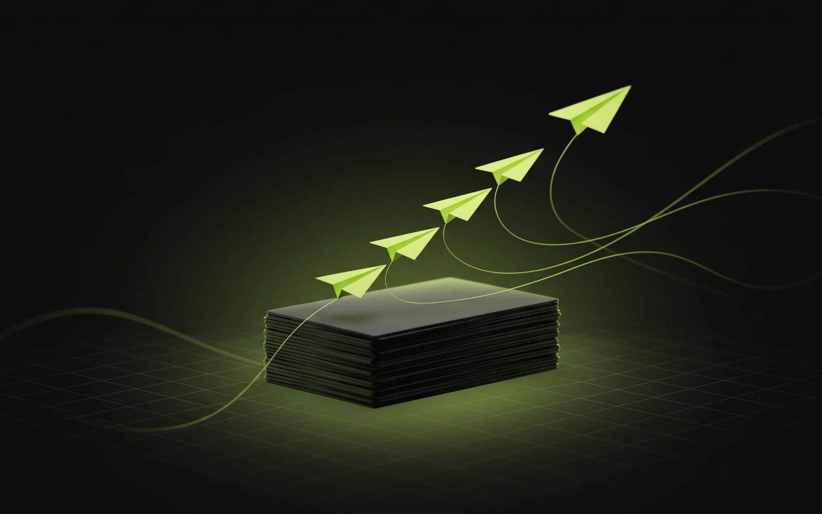 An outbound calling campaign working through a list of leads, one call record per lead